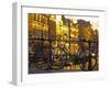 Bikes, Amsterdam, Holland-Peter Adams-Framed Premium Photographic Print