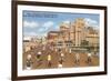 Bikes on Boardwalk, Atlantic City, New Jersey-null-Framed Premium Giclee Print