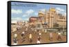 Bikes on Boardwalk, Atlantic City, New Jersey-null-Framed Stretched Canvas