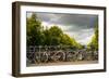 Bikes on Bridge I-Erin Berzel-Framed Photographic Print