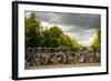 Bikes on Bridge I-Erin Berzel-Framed Photographic Print