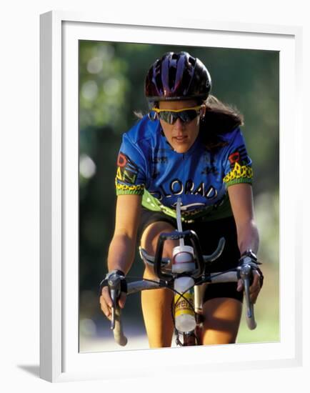 Biking in Vail, Colorado, USA-Lee Kopfler-Framed Premium Photographic Print