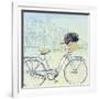 Biking Through Amsterdam-Naomi McCavitt-Framed Art Print