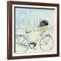 Biking Through Amsterdam-Naomi McCavitt-Framed Art Print