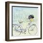 Biking Through Amsterdam-Naomi McCavitt-Framed Art Print