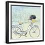 Biking Through Amsterdam-Naomi McCavitt-Framed Art Print