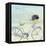 Biking Through Amsterdam-Naomi McCavitt-Framed Stretched Canvas