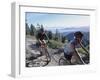 Biking Through Spectacular Scenery-null-Framed Photographic Print