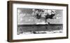 Bikini Atoll - Operation Crossroads Baker Detonation - July 25, 1946: DBCR-T1-318-Exp #6 AF434-4-U^S^ Navy-Framed Art Print