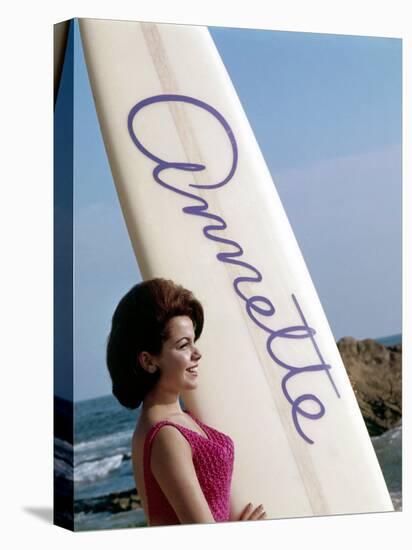 Bikini Beach, Annette Funicello, 1964-null-Stretched Canvas