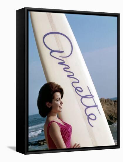 Bikini Beach, Annette Funicello, 1964-null-Framed Stretched Canvas