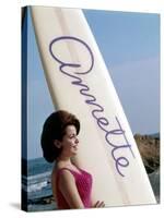 Bikini Beach, Annette Funicello, 1964-null-Stretched Canvas