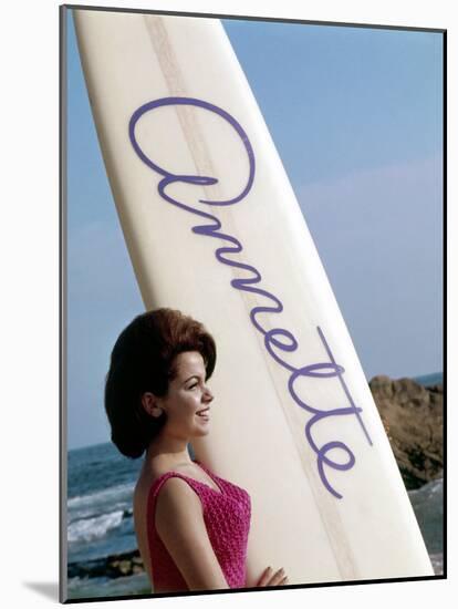 Bikini Beach, Annette Funicello, 1964-null-Mounted Photo