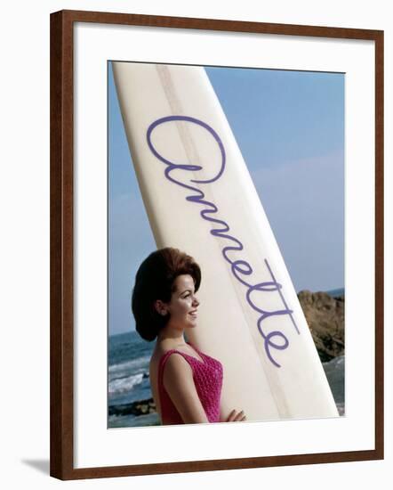 Bikini Beach, Annette Funicello, 1964-null-Framed Photo