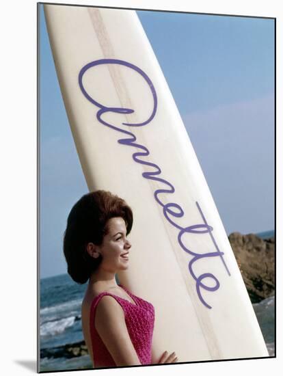 Bikini Beach, Annette Funicello, 1964-null-Mounted Photo