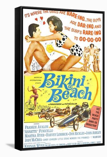 Bikini Beach, Frankie Avalon, Annette Funicello, 1964-null-Framed Stretched Canvas