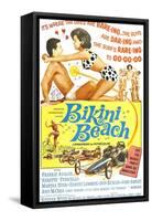 Bikini Beach, Frankie Avalon, Annette Funicello, 1964-null-Framed Stretched Canvas