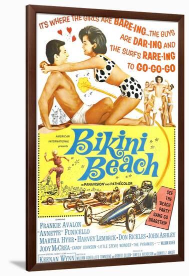 Bikini Beach, Frankie Avalon, Annette Funicello, 1964-null-Framed Art Print