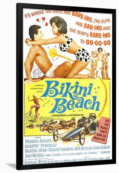 Bikini Beach, Frankie Avalon, Annette Funicello, 1964-null-Framed Art Print