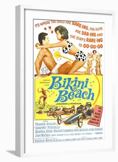 Bikini Beach, Frankie Avalon, Annette Funicello, 1964-null-Framed Art Print