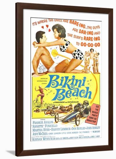 Bikini Beach, Frankie Avalon, Annette Funicello, 1964-null-Framed Art Print