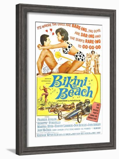 Bikini Beach, Frankie Avalon, Annette Funicello, 1964-null-Framed Art Print