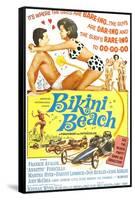 Bikini Beach, Frankie Avalon, Annette Funicello, 1964-null-Framed Stretched Canvas