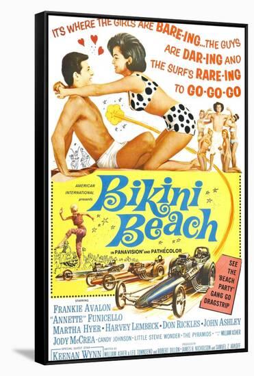 Bikini Beach, Frankie Avalon, Annette Funicello, 1964-null-Framed Stretched Canvas