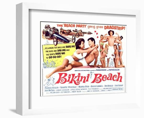 Bikini Beach-null-Framed Art Print