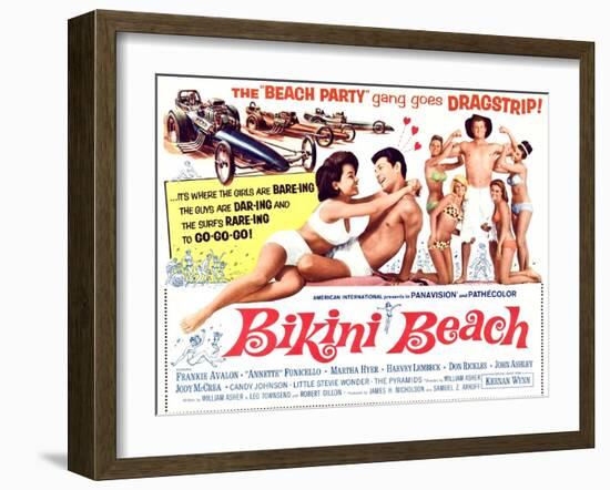 Bikini Beach-null-Framed Art Print