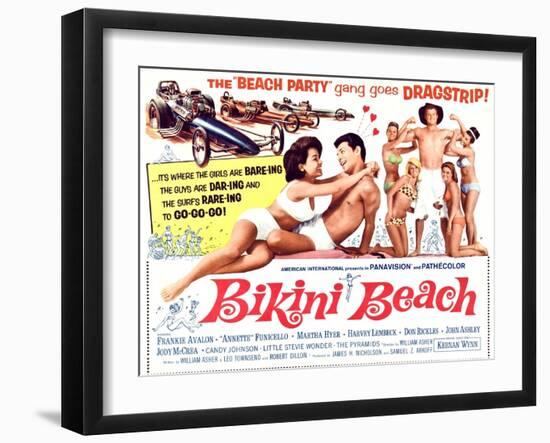 Bikini Beach-null-Framed Art Print