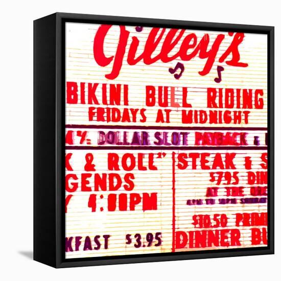 Bikini Bullride, Las Vegas-Tosh-Framed Stretched Canvas