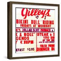 Bikini Bullride, Las Vegas-Tosh-Framed Art Print