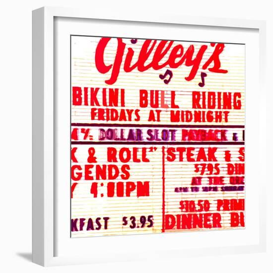 Bikini Bullride, Las Vegas-Tosh-Framed Art Print