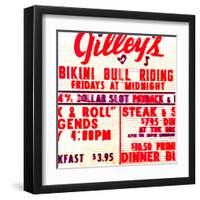 Bikini Bullride, Las Vegas-Tosh-Framed Art Print