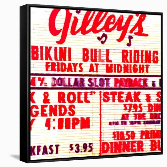 Bikini Bullride, Las Vegas-Tosh-Framed Stretched Canvas