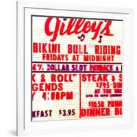 Bikini Bullride, Las Vegas-Tosh-Framed Art Print