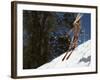 Bikini Clad Snow Skier-null-Framed Photographic Print