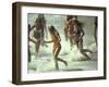 Bikini Clad Teens Frolicking in Surf at Beach-Co Rentmeester-Framed Photographic Print