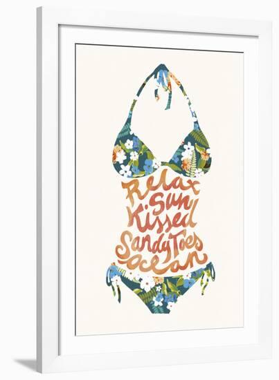 Bikini Tropical-Joni Whyte-Framed Giclee Print