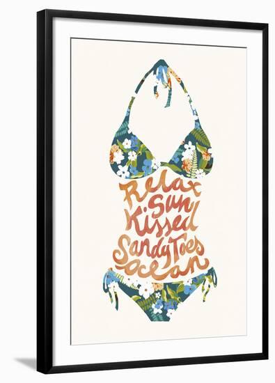 Bikini Tropical-Joni Whyte-Framed Giclee Print