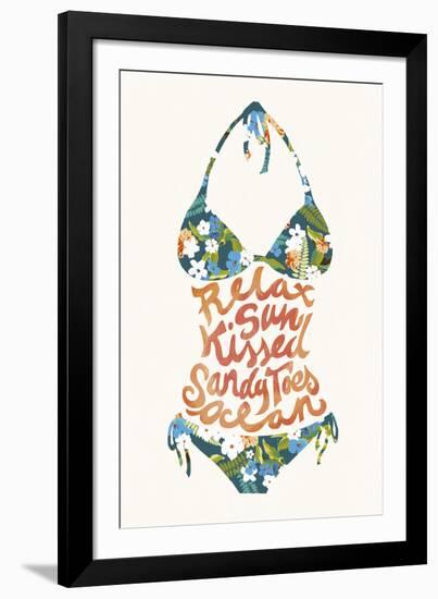 Bikini Tropical-Joni Whyte-Framed Giclee Print