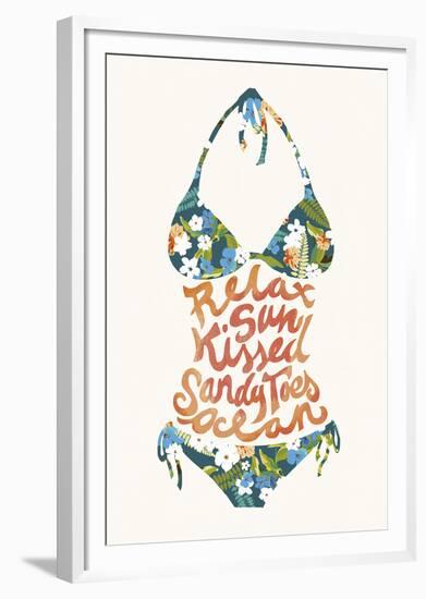 Bikini Tropical-Joni Whyte-Framed Giclee Print