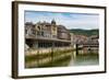 Bilbao-Abando Railway Station and the River Nervion, Bilbao, Biscay (Vizcaya)-Martin Child-Framed Photographic Print