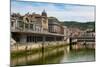 Bilbao-Abando Railway Station and the River Nervion, Bilbao, Biscay (Vizcaya)-Martin Child-Mounted Photographic Print