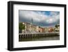 Bilbao City Hall on the River Nervion, Bilbao, Biscay (Vizcaya), Basque Country (Euskadi), Spain-Martin Child-Framed Photographic Print