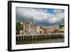 Bilbao City Hall on the River Nervion, Bilbao, Biscay (Vizcaya), Basque Country (Euskadi), Spain-Martin Child-Framed Photographic Print