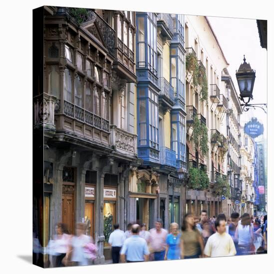 Bilbao, Old Town, Spain-John Miller-Stretched Canvas