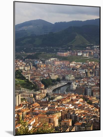 Bilbao River (Ria De Bilbao), Bilbao, Basque Country, Euskadi, Spain-Christian Kober-Mounted Photographic Print