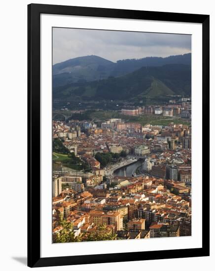 Bilbao River (Ria De Bilbao), Bilbao, Basque Country, Euskadi, Spain-Christian Kober-Framed Photographic Print